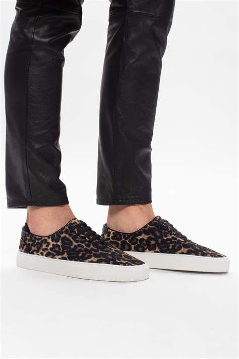 saint laurent leopard sneakers